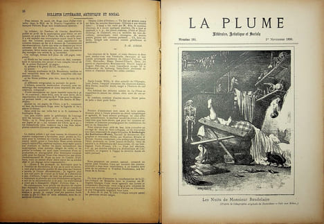  La Plume - n°181 du 1er novembre 1896.. [Revue La Plume, Collectif dont] Paul Bouze, Paul Redonnel, Charles-Louis Philippe, Pal Fournier, Ernest ...