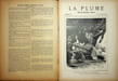 La Plume - n&deg;181 du 1er novembre 1896.. [Revue La Plume, Collectif dont] Paul Bouze, Paul Redonnel, Charles-Louis Philippe, Pal Fournier, Ernest ...