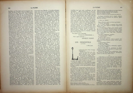  La Plume - n°181 du 1er novembre 1896.. [Revue La Plume, Collectif dont] Paul Bouze, Paul Redonnel, Charles-Louis Philippe, Pal Fournier, Ernest ...