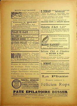  La Plume - n°181 du 1er novembre 1896.. [Revue La Plume, Collectif dont] Paul Bouze, Paul Redonnel, Charles-Louis Philippe, Pal Fournier, Ernest ...