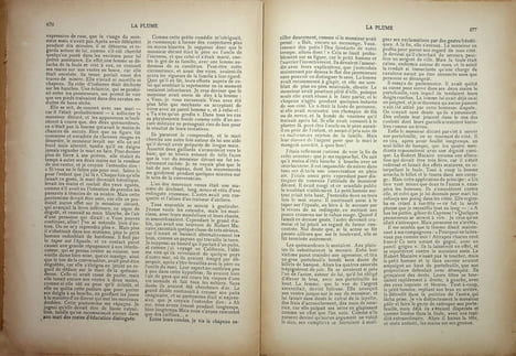  La Plume - n°181 du 1er novembre 1896.. [Revue La Plume, Collectif dont] Paul Bouze, Paul Redonnel, Charles-Louis Philippe, Paul Fournier, Ernest ...