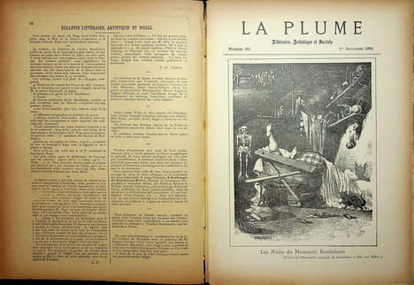  La Plume - n°181 du 1er novembre 1896.. [Revue La Plume, Collectif dont] Paul Bouze, Paul Redonnel, Charles-Louis Philippe, Paul Fournier, Ernest ...