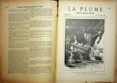  La Plume - n°181 du 1er novembre 1896.. [Revue La Plume, Collectif dont] Paul Bouze, Paul Redonnel, Charles-Louis Philippe, Paul Fournier, Ernest ...