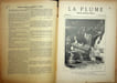  La Plume - n&deg;181 du 1er novembre 1896.. [Revue La Plume, Collectif dont] Paul Bouze, Paul Redonnel, Charles-Louis Philippe, Pal Fournier, Ernest ...