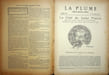 La Plume - n&deg;182 du 15 novembre 1896.. [Revue La Plume, Collectif dont] Paul Redonnel, F&eacute;lix Malterre, Adolphe Rett&eacute;, L&eacute;on Hennebicq, etc., 