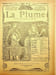 La Plume - n&deg;183 du 1er d&eacute;cembre 1896.. [Revue La Plume, Collectif dont] L&eacute;on Maillard, Yvanho&eacute; Rambosson, Paul Redonnel, William Ritter, Adolphe ...