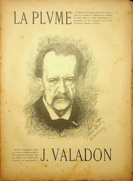 La Plume - n°188 du 15 février 1897 - numéro exceptionnel consacré au maître-peintre Jules Valadon.. [Revue La Plume, Collectif dont] François Coppée, ...