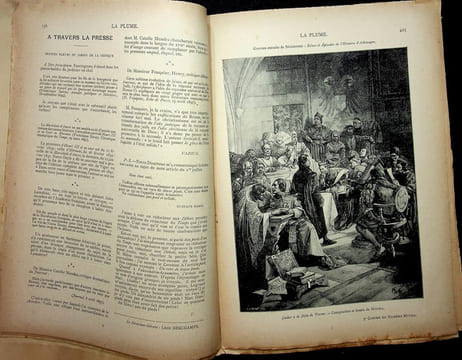  La Plume - n°197 à 202 (du 1er juillet 1897 au 15 septembre 1897).. [Revue La Plume, Collectif dont] Alphonse Mucha, etc.,