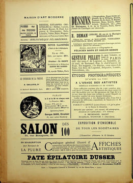  La Plume - n°197 à 202 (du 1er juillet 1897 au 15 septembre 1897).. [Revue La Plume, Collectif dont] Alphonse Mucha, etc.,