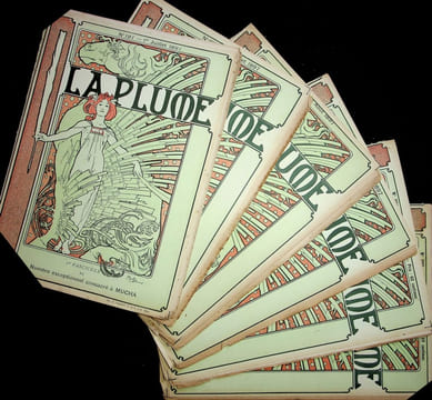  La Plume - n°197 à 202 (du 1er juillet 1897 au 15 septembre 1897).. [Revue La Plume, Collectif dont] Alphonse Mucha, etc.,