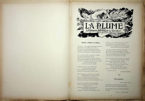  La Plume - n°197 à 202 (du 1er juillet 1897 au 15 septembre 1897).. [Revue La Plume, Collectif dont] Alphonse Mucha, etc.,