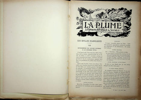  La Plume - n°197 à 202 (du 1er juillet 1897 au 15 septembre 1897).. [Revue La Plume, Collectif dont] Alphonse Mucha, etc.,