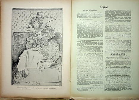  La Plume - n°197 à 202 (du 1er juillet 1897 au 15 septembre 1897).. [Revue La Plume, Collectif dont] Alphonse Mucha, etc.,