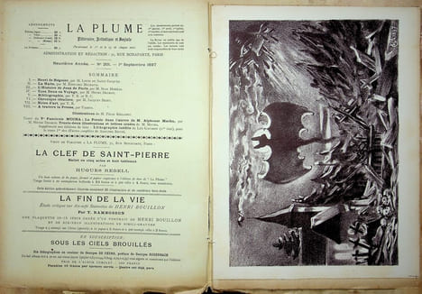  La Plume - n°197 à 202 (du 1er juillet 1897 au 15 septembre 1897).. [Revue La Plume, Collectif dont] Alphonse Mucha, etc.,