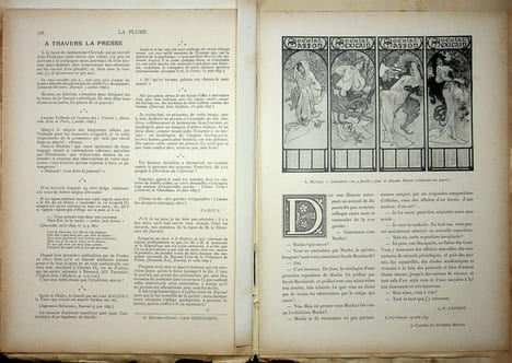  La Plume - n°197 à 202 (du 1er juillet 1897 au 15 septembre 1897).. [Revue La Plume, Collectif dont] Alphonse Mucha, etc.,