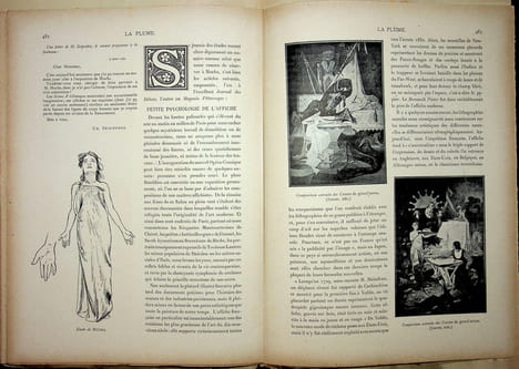  La Plume - n°197 à 202 (du 1er juillet 1897 au 15 septembre 1897).. [Revue La Plume, Collectif dont] Alphonse Mucha, etc.,