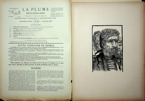  La Plume - n°197 à 202 (du 1er juillet 1897 au 15 septembre 1897).. [Revue La Plume, Collectif dont] Alphonse Mucha, etc.,