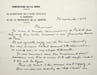 Lettre autographe sign&eacute;e &agrave; Marcel Marnat. Andr&eacute; Flament (1907-1994), militant socialiste, directeur de l'aide sociale &agrave; l'enfance, homme de lettres. 