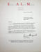 Lettre sign&eacute;e &agrave; Marcel Marnat. Lucien Mazenod (1908-1977), &eacute;diteur. 