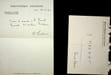 Lettre autographe sign&eacute;e &agrave; Marcel Marnat. Fran&ccedil;ois Lesure (1923-2001), musicologue, biblioth&eacute;caire, conservateur du d&eacute;partement de la musique de la ...