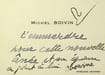 Lettre autographe sign&eacute;e &agrave; Marcel Marnat. Michel Boivin (n&eacute; en 1955), historien, anthropologue. 