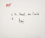 Lettre autographe sign&eacute;e &agrave; Marcel Marnat. Mario Fusco (1930-2015), &eacute;crivain, traducteur. 