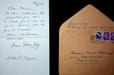 Lettre autographe sign&eacute;e &agrave; Marcel Marnat. Anna ou Ania Staritsky (1906-1981), peintre belge d'origine ukrainienne. 