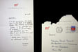 Lettre autographe sign&eacute;e &agrave; Marcel Marnat. Robert Massin (1925-2020), &eacute;crivain, illustrateur, auteur du logo de NRF, typographe. 