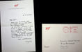 Lettre autographe sign&eacute;e &agrave; Marcel Marnat. Robert Massin (1925-2020), &eacute;crivain, illustrateur, auteur du logo de NRF, typographe. 