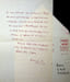 Lettre autographe sign&eacute;e. Fran&ccedil;oise Borin (XXe), iconographe, maquettiste, ayant travaill&eacute; aux &eacute;ditions du Seuil. 