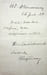 Lettre autographe sign&eacute;e. Andr&eacute; de Fouqui&egrave;res (1874-1959), conf&eacute;rencier, homme de lettres. 