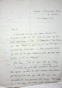Lettre autographe signée à René Johannet