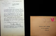 Lettre sign&eacute;e &agrave; Ren&eacute; Johannet. Marie Romain-Rolland (1895-1985), po&eacute;tesse, &eacute;pouse de Romain Rolland. 
