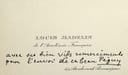 Carte autographe &agrave; Ren&eacute; Johannet. Louis Madelin (1871-1956), historien, homme politique, membre de l'Acad&eacute;mie fran&ccedil;aise. 