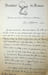 Lettre autographe sign&eacute;e &agrave; Ren&eacute; Johannet. Maurice Reclus (1883-1972), haut fonctionnaire, historien, pr&eacute;sident de l'Institut de France. 