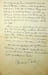 Lettre autographe sign&eacute;e &agrave; Ren&eacute; Johannet. Maurice Reclus (1883-1972), haut fonctionnaire, historien, pr&eacute;sident de l'Institut de France. 
