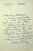 Lettre autographe sign&eacute;e &agrave; Ren&eacute; Johannet. Andr&eacute; Billy (1882-1971), &eacute;crivain, membre de l'Acad&eacute;mie Goncourt. 