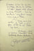 Lettre autographe sign&eacute;e &agrave; Henriette Charasson. Auguste-Pierre Garnier (1885-1966), po&egrave;te, &eacute;diteur. 