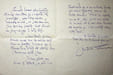 Lettre autographe sign&eacute;e &agrave; Henriette Charasson. Auguste-Pierre Garnier (1885-1966), po&egrave;te, &eacute;diteur. 