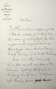 Lettre autographe sign&eacute;e. Alexandre V&uuml;hrer (1817-1886), &eacute;conomiste, patron de presse, fonctionnaire. 