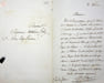 Lettre autographe sign&eacute;e. Louis-Charles Maurice-Saint-Aguet (1809-1873), &eacute;crivain. 
