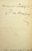Lettre autographe sign&eacute;e. L&eacute;opold de Beauffort (1832-1916), comte de Beauffort, pr&eacute;sident-fondateur de la Soci&eacute;t&eacute; Royale de Saint-Hubert, chasseur. 