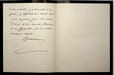 Lettre autographe sign&eacute;e. Alfred de Beauchesne (1804-1876), secr&eacute;taire du Conservatoire national de musique de Paris. 