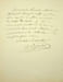 Lettre autographe sign&eacute;e. Baptistin Poujoulat (1809-1864), historien, voyageur. 