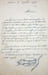 Lettre autographe sign&eacute;e. Justinien Carmagnolle (1807-1883), pr&ecirc;tre, &eacute;crivain, traducteur de la Somme th&eacute;ologique de Saint Thomas d'Aquin. 