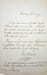 Lettre autographe sign&eacute;e. Louis Desouches (18.-18.), &eacute;crivain, auteur d'un roman, collectionneur de tableaux. 