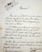 Lettre autographe sign&eacute;e. Louis Desouches (18.-18.), &eacute;crivain, auteur d'un roman, collectionneur de tableaux. 