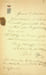 Lettre autographe sign&eacute;e. Baronne F de Spare (?-?), journaliste, r&eacute;dactrice du Triboulet, des Modes parisiennes et collaboratrice de l'Illustration. 