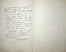 Lettre autographe sign&eacute;e. Prosper de Boutarel (1833-?), avocat, surnum&eacute;raire au minist&egrave;re des finances. 
