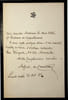 Lettre autographe sign&eacute;e. Alfred de Courtois (1828-1869), &eacute;crivain, traducteur, diplomate. 